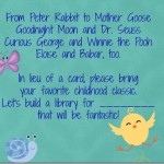 Book in Lieu of Card for Baby Shower