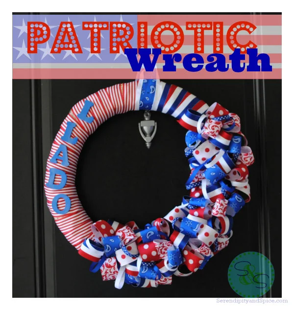 DIY Patriotic Wreath