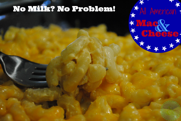 mac and cheese no milk recipe