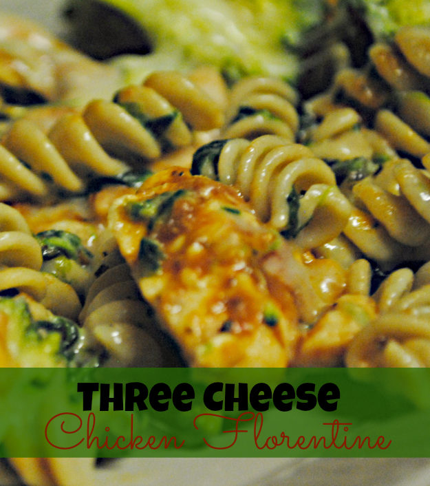 Three Cheese Chicken Florentine #Shop #KraftRecipeMakers