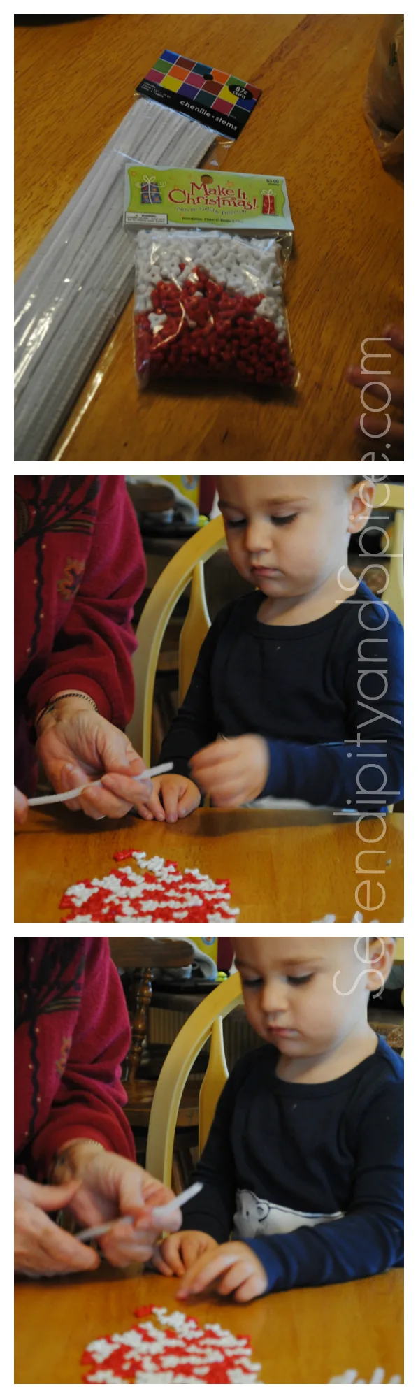 toddler craft candy canes