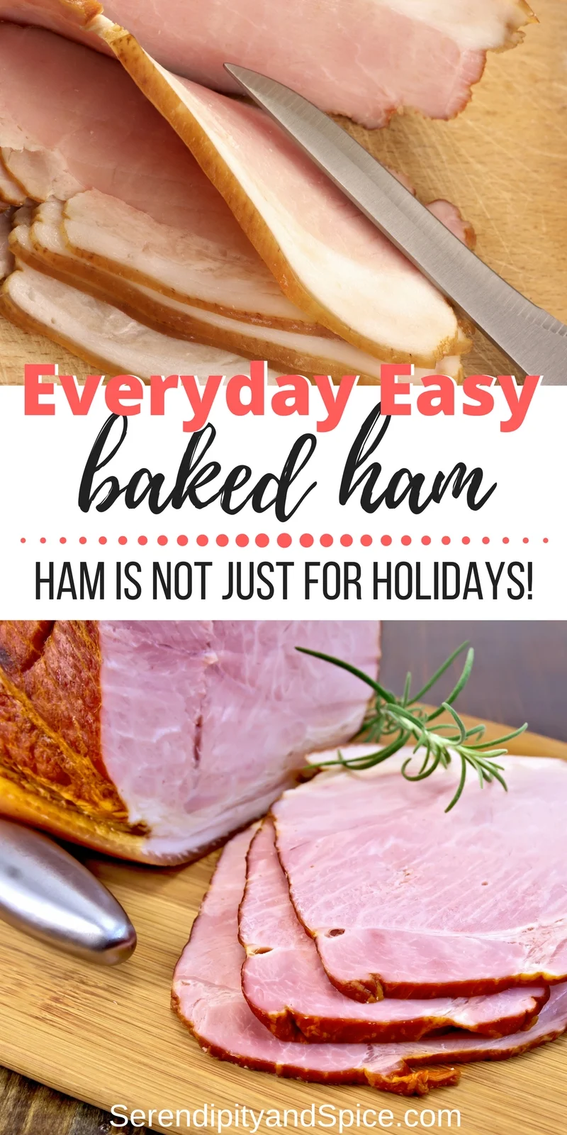 Easy baked ham recipe- perfect for the mid-week slump. Make this pineapple ham recipe for dinner tonight.