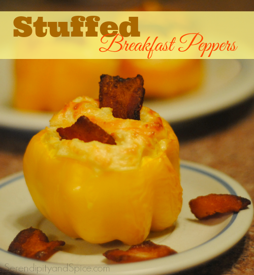 stuffed breakfast peppers recipe