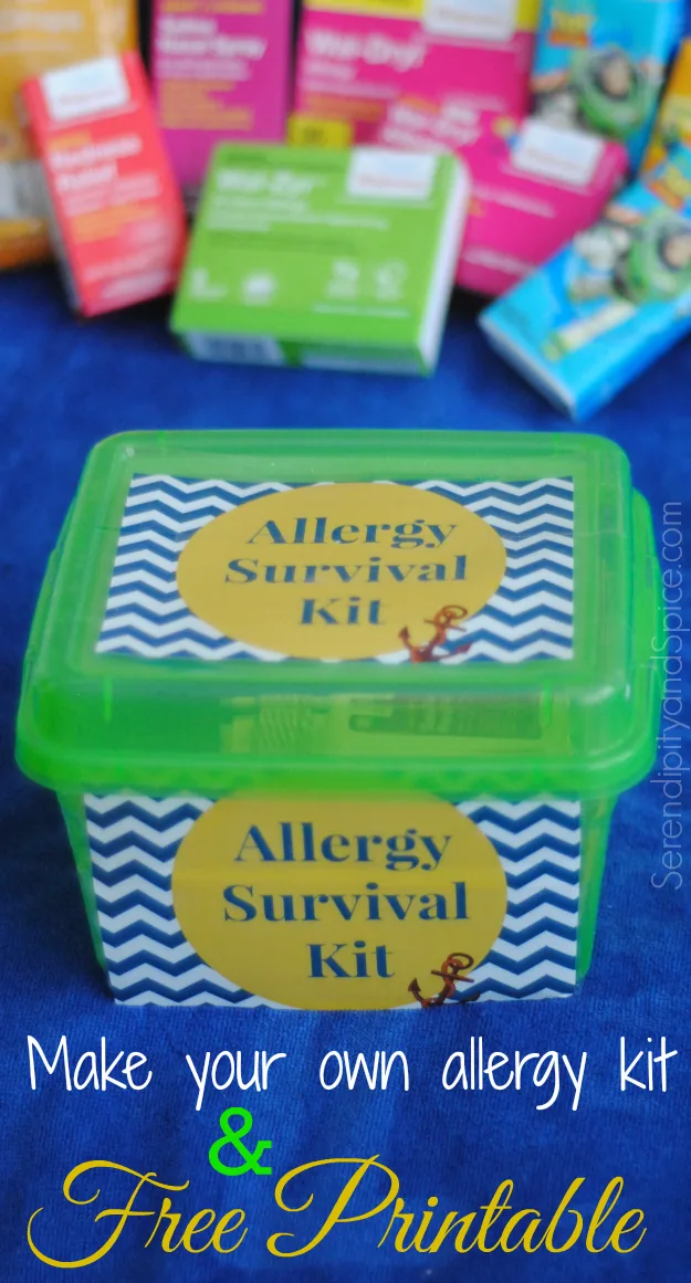 Allergy issues survival kit