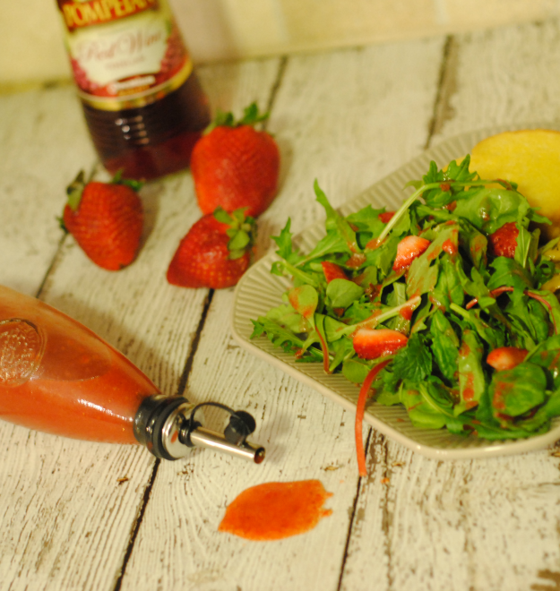 strawberry vinagairette recipes Strawberry Vinaigarette Salad Dressing Recipe #DressingItUp This is a Sponsored post written by me on behalf of Pompeian for SocialSpark. All opinions are 100% mine.