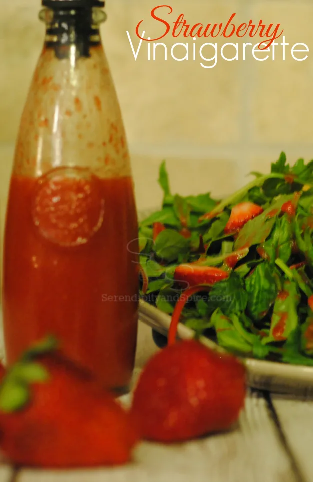 strawberry vinaigarette salad dressing recipe Strawberry Vinaigarette Salad Dressing Recipe #DressingItUp This is a Sponsored post written by me on behalf of Pompeian for SocialSpark. All opinions are 100% mine.