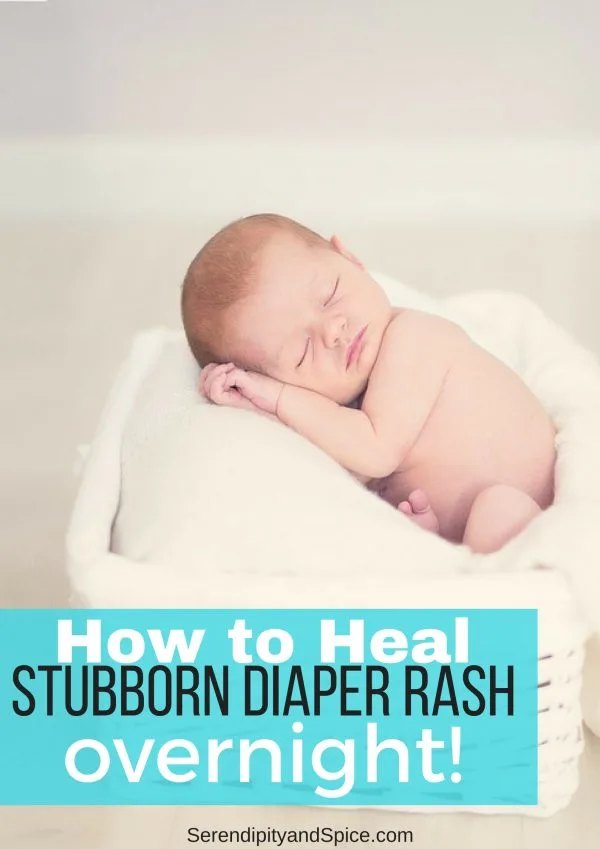 Tips on how to heal a stubborn diaper rash overnight! The one trick that is already in your pantry!