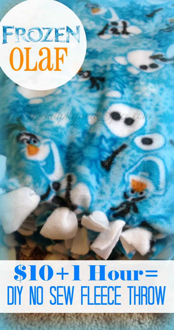 Easy No Sew Olaf Costume - Crazy Little Projects