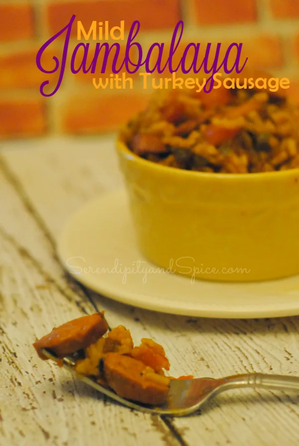 Mild Turkey Sausage Jambalaya