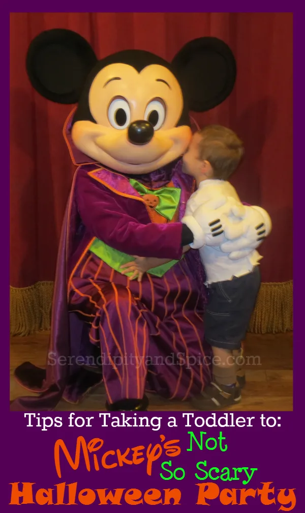 Taking a Toddler to Mickey's Not So Scary Halloween Party