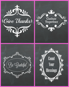 Free Thanksgiving Printables