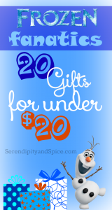 20 gifts for under $20 for Frozen Fans
