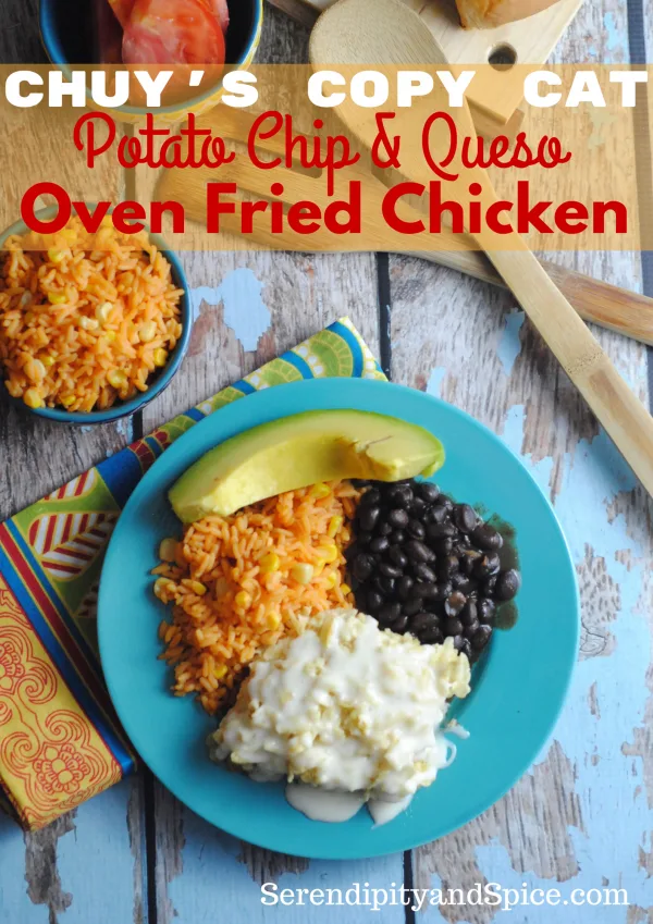 Queso Potato Chip Oven Baked Chicken Recipe