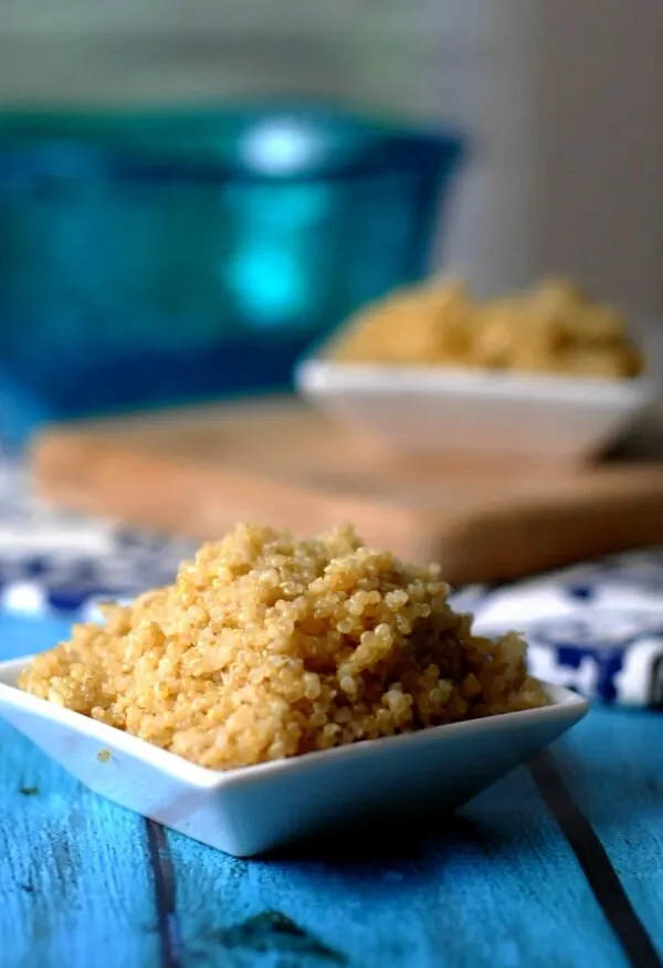 Roasted Garlic Parmesan Simple Quinoa Recipe