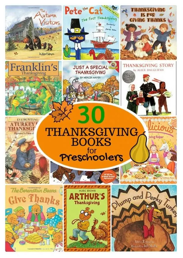 Thanksgiving Books for Preschools