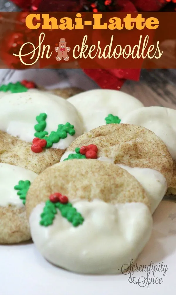 Chai Snickerdoodle Christmas Cookie Recipe