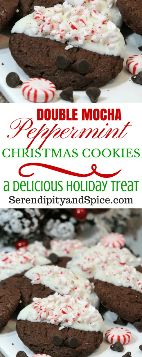 Double Chocolate Mocha Peppermint Cookie Recipe