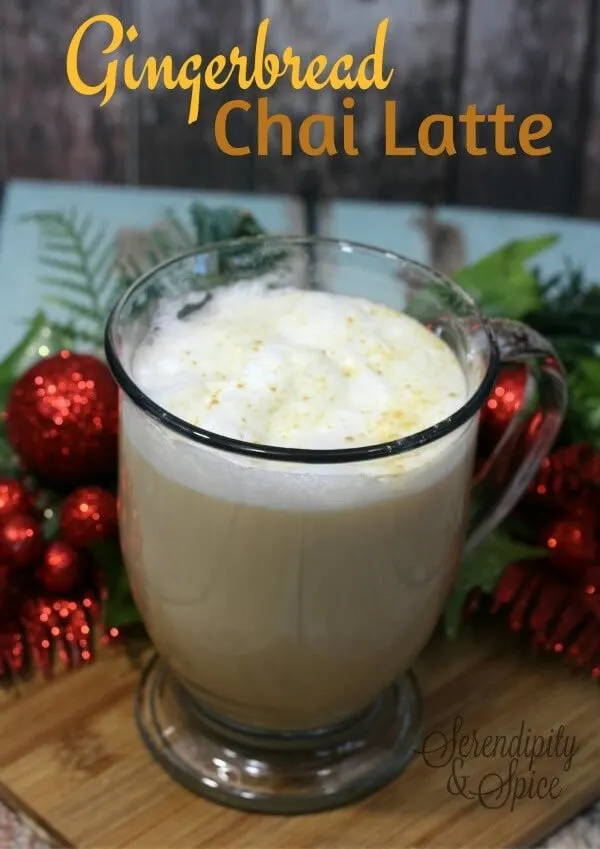 Gingerbread Chai Latte