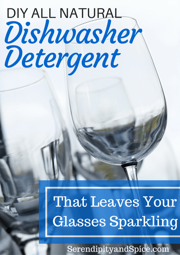 DIY ALL NATURAL Dishwasher Detergent