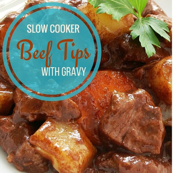 Slow Cooker Beef Tips with Gravy Recipe