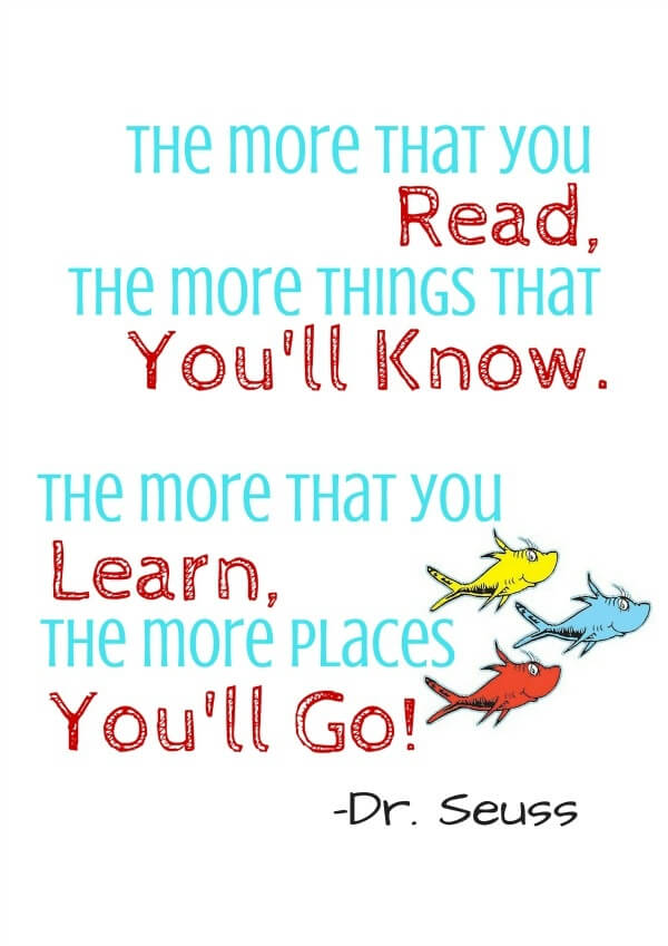 Dr Seuss Free Printable