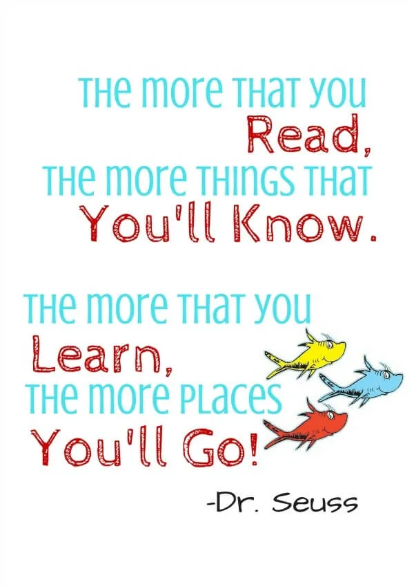 Free Printable Dr. Seuss