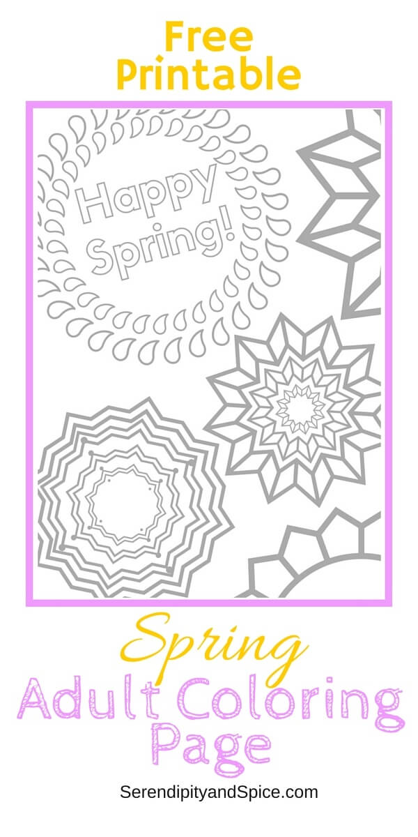 Free Adult Coloring Page