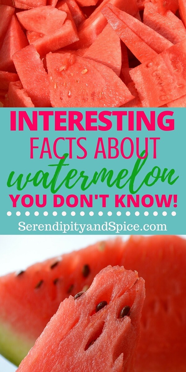 FACTS ABOUT WATERMELON