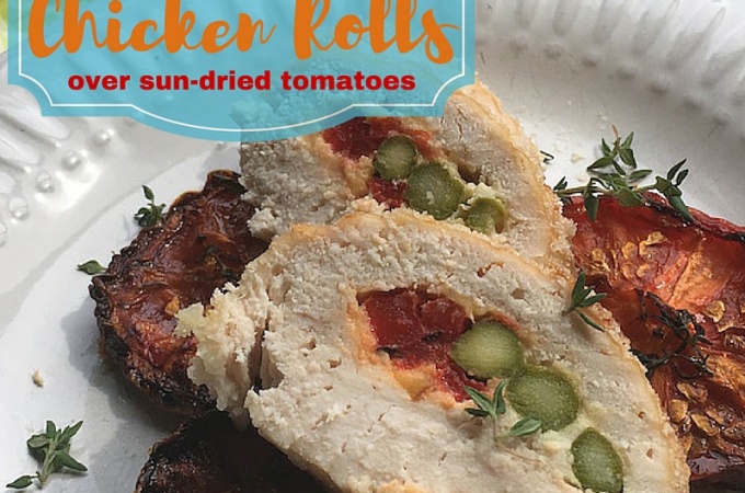 Chicken Rolls Recipe with Sun Dried Tomatoes