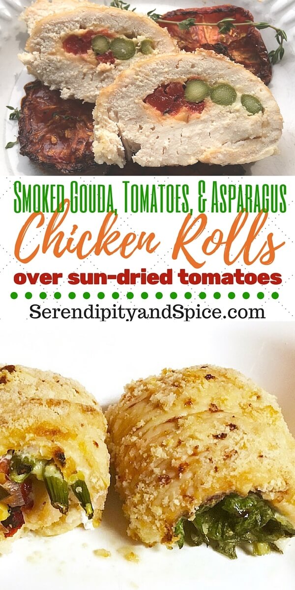 Stuffed Chicken Rolls with Sun Dried Tomatoes Recipe