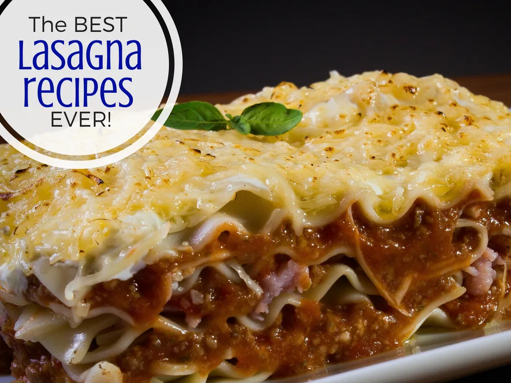 lasagna recipes 1 1 Delicious Lasagna Recipes Delicious lasagna recipes the whole family will love! With over 20 delicious lasagna recipes you'll have plenty of easy dinner recipe ideas. Everything from classic lasagna to vegetarian lasagna recipes make dinner a breeze!