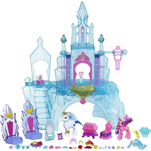 5169elIyTWL My Little Pony Explore Equestria Crystal Empire Castle Review One of the hottest toys for Christmas this year is the My Little Pony Explore Equestria Crystal Empire Castle. It made this year's Walmart's Hottest Toys List for 2016. See what all the fuss is about in this My Little Pony Explore Equestria Crystal Empire Castle Review.