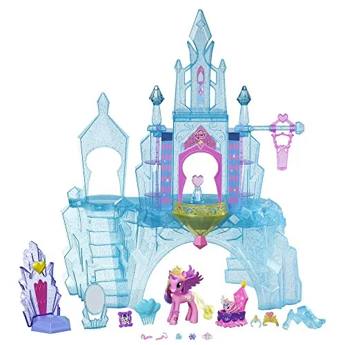 51BKyBKSg7L My Little Pony Explore Equestria Crystal Empire Castle Review One of the hottest toys for Christmas this year is the My Little Pony Explore Equestria Crystal Empire Castle. It made this year's Walmart's Hottest Toys List for 2016. See what all the fuss is about in this My Little Pony Explore Equestria Crystal Empire Castle Review.
