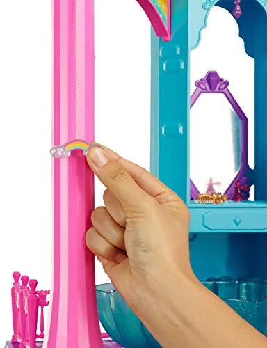 51ImOUFGPgL Barbie Rainbow Cove Princess Castle Playset One of the hottest toys for Christmas this year is the Barbie Rainbow Cove Princess Castle Playset.  It made this year's Walmart's Hottest Toys List for 2016.  See what all the fuss is about in this Barbie Rainbow Cove Princess Castle Playset Review.