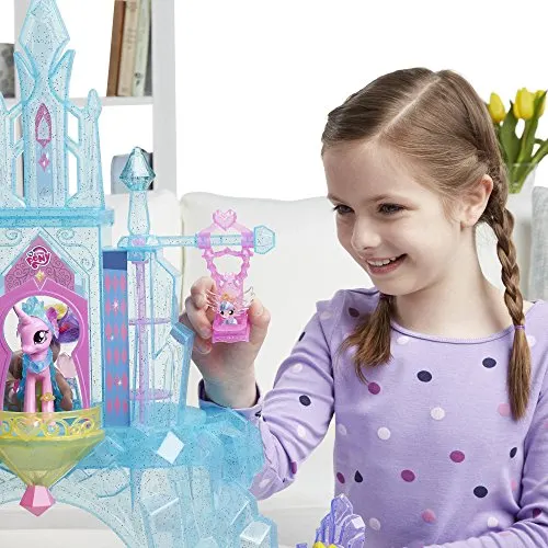 51TAfL99g8L My Little Pony Explore Equestria Crystal Empire Castle Review One of the hottest toys for Christmas this year is the My Little Pony Explore Equestria Crystal Empire Castle. It made this year's Walmart's Hottest Toys List for 2016. See what all the fuss is about in this My Little Pony Explore Equestria Crystal Empire Castle Review.