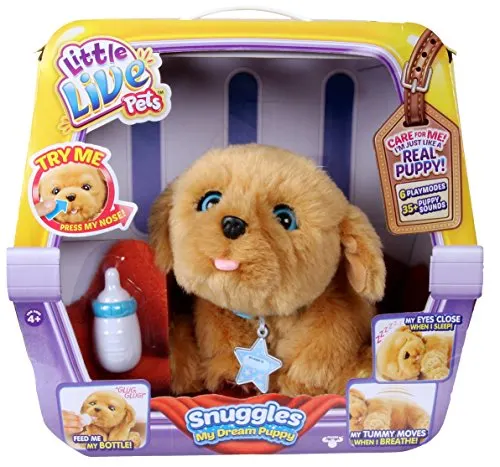 51hJza6OiIL Little Live Pets Puppy Review One of the hottest toys for Christmas this year is the Little Live Pets Puppy. It made this year's Walmart's Hottest Toys List for 2016. See what all the fuss is about in this Little Live Pets Puppy Review.