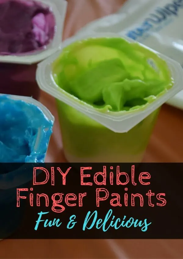 DIY Edible Finger Paints