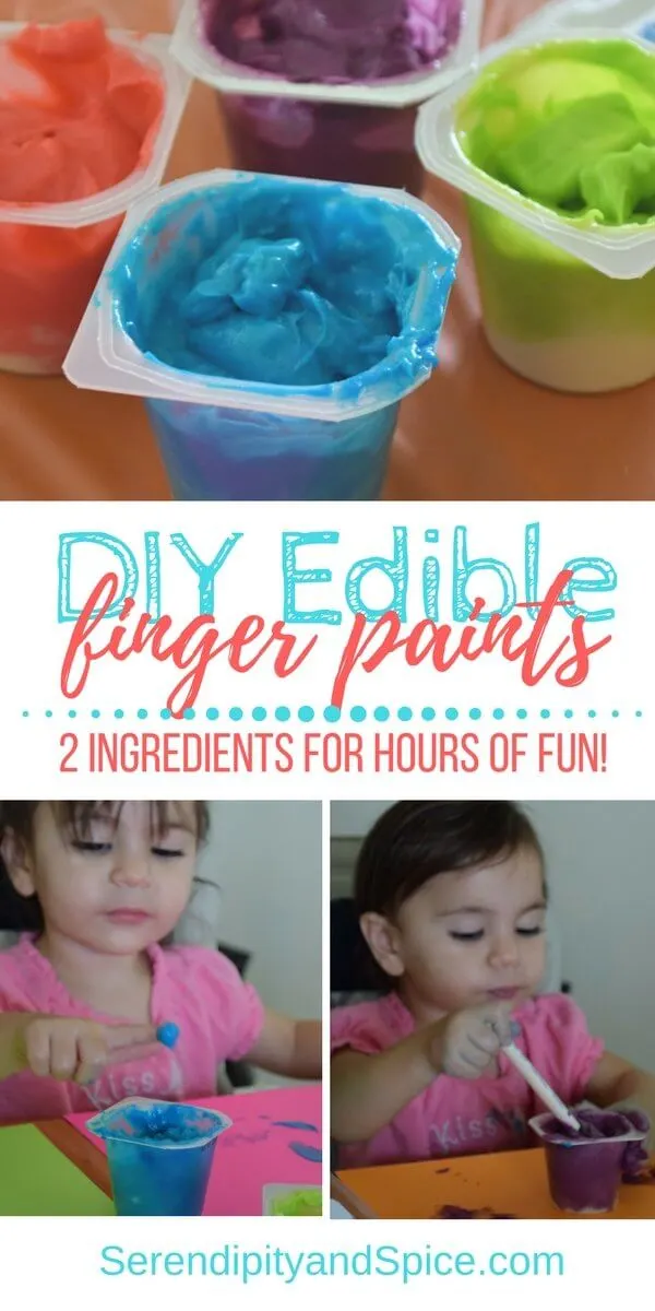 DIY Edible Finger Paints