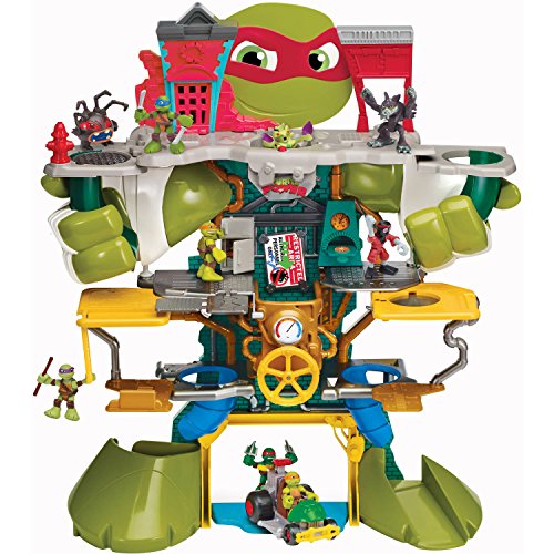 51TWuDoqKML TMNT Half Shell Heros Headquarters Playset Review One of the hottest toys for Christmas this year is the TMNT Half Shell Heros Headquarters Playset. It made this year’s Walmart’s Hottest Toys List for 2016. See what all the fuss is about in this Teenage Mutant Ninja Turtles TMNT Half Shell Heros Headquarters Playset Review.