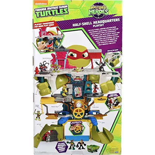 61qj2j1uF3L TMNT Half Shell Heros Headquarters Playset Review One of the hottest toys for Christmas this year is the TMNT Half Shell Heros Headquarters Playset. It made this year’s Walmart’s Hottest Toys List for 2016. See what all the fuss is about in this Teenage Mutant Ninja Turtles TMNT Half Shell Heros Headquarters Playset Review.