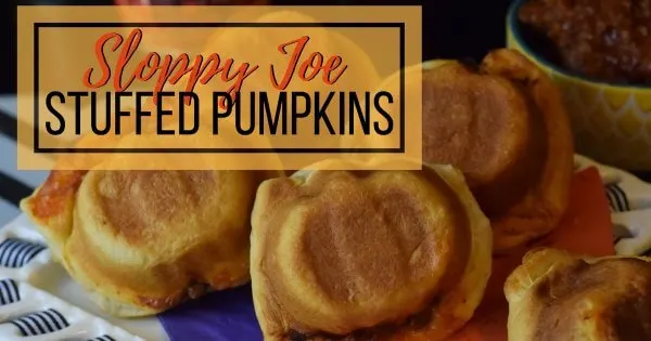 These sloppy joe stuffed pumpkins are so much fun to make with the kids. They make a simple dinner that's ready in no time!