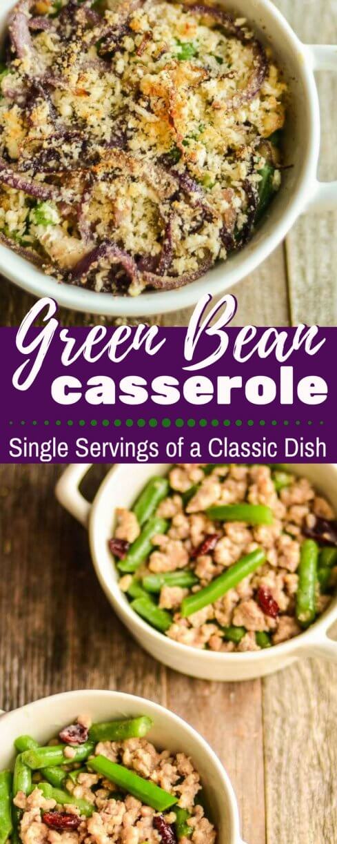 Green Bean Casserole - individual serving