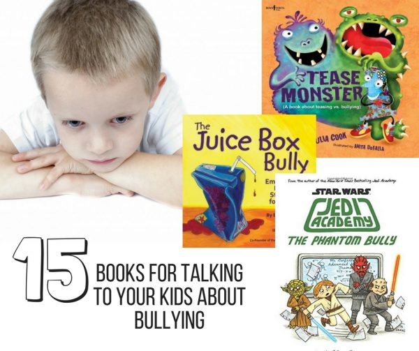 Books About Bullying for Kids-- Help your kids understand bullies with these books about bullying. Plus, 5 resource books to help parents with approaching the subject of bullying