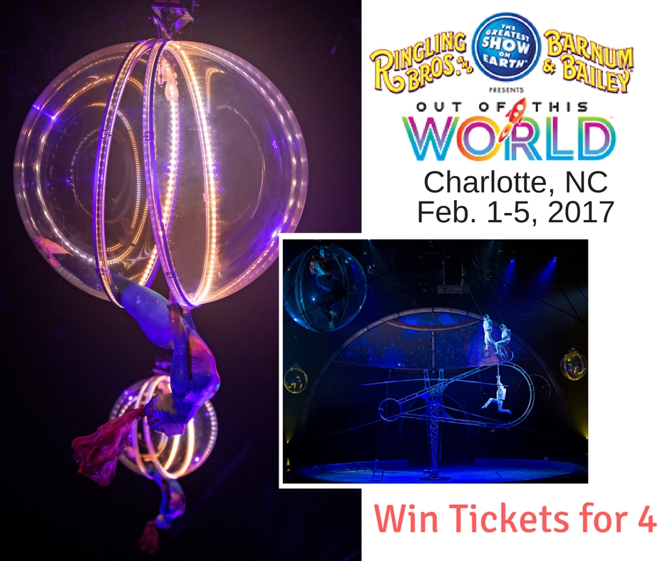 Win Tickets for 4 Ringling Brothers and Barnum and Bailey Circus in Charlotte, NC The Ringling Brothers and Barnum & Bailey Circus are coming to Charlotte, NC!