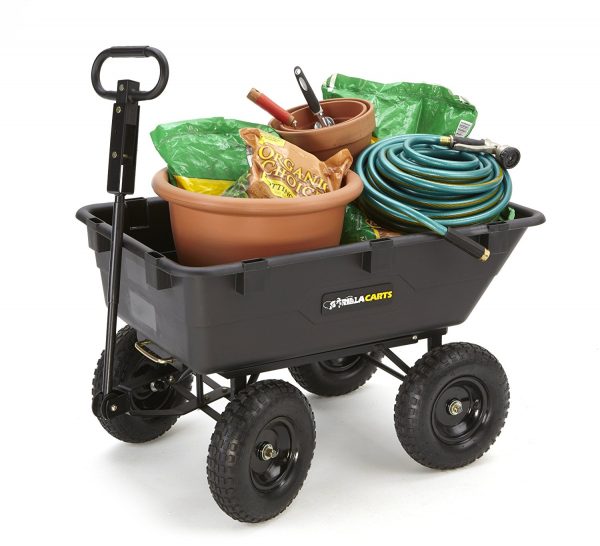 81 KqDEgP9L. SL1500 Gorilla Cart Heavy-Duty Garden Poly Dump Cart If your mom loves to garden then the Gorilla Carts Heavy-Duty Garden Poly Dump Cart will make a wonderful gift.  When it comes to gifts for mom getting something practical can be straight from the heart!