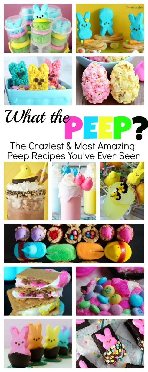 Crazy Peep Recipes....What the Peep....some people are just so darn creative!