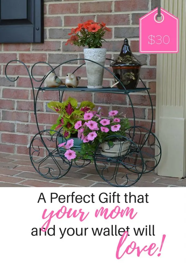 CobraCo 2 tier garden cart-- the perfect mother's day gift for mom!  Click for the best pricing I've found