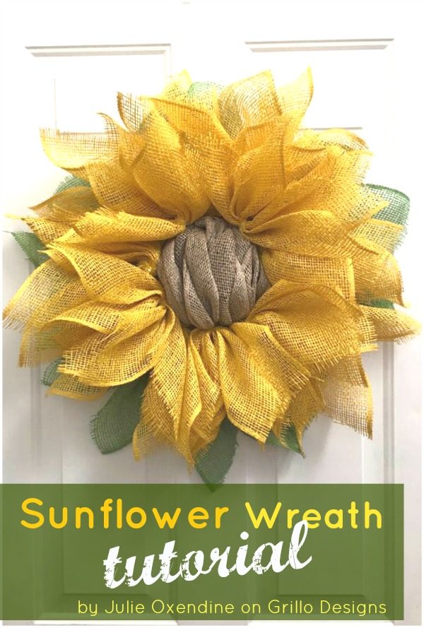 sunflower DIY Unique Spring Wreaths DIY Unique Spring Wreaths.  With Spring in the air it's all about renewal and getting the front of the house looking welcoming again.  I've been scouting out spring wreaths to make and came across these super adorable DIY unique spring wreaths you're sure to love!