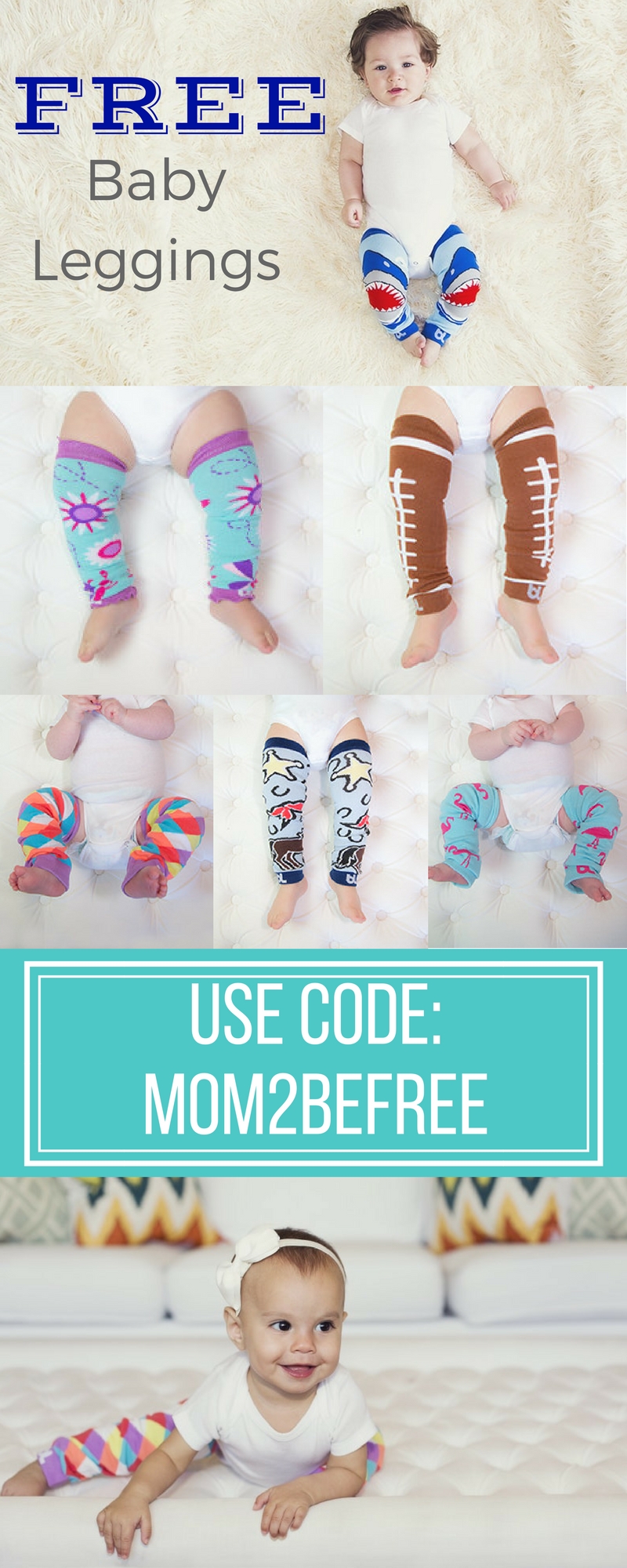 5 Free Pairs of Baby Leggings