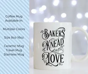 Bakers Knead Love 3 Free Printable - Bakers Knead Love The free printable is fun for the kitchen or a bakery.  Bakers Knead Love is a fun play on words that any chef will love.